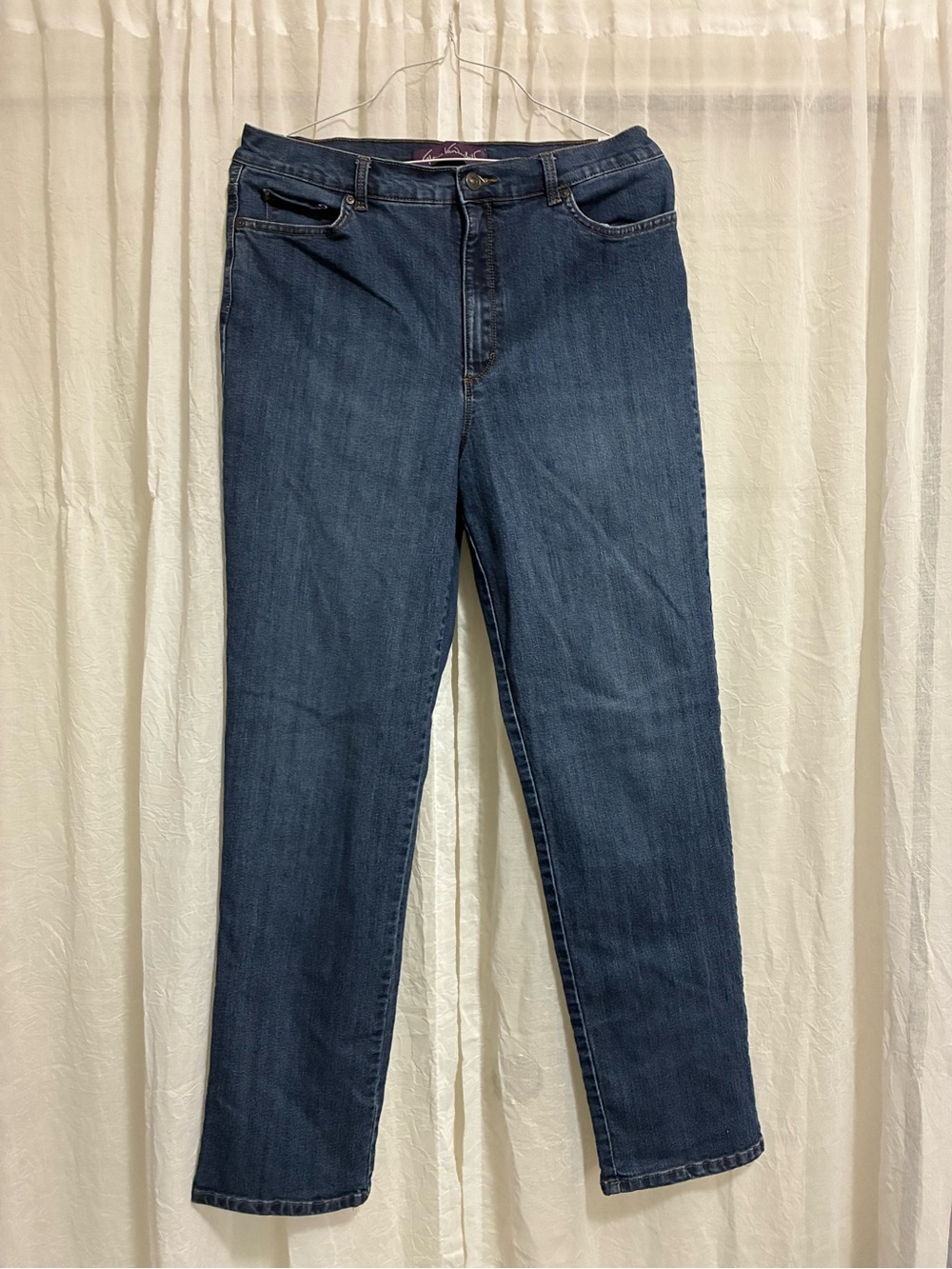 Gloria Vanderbilt Indigo Blue High-Rise Jeans